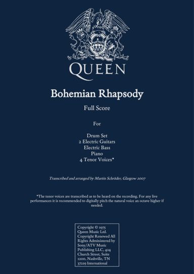 Bohemian Rhapsody (arr. Martin Schröder)