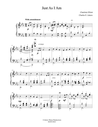 Just As I Am - AWV 6 (arr. Charles E. Askew)