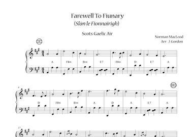 Farewell To Fiunary (Slàn le Fionnairigh) (arr. Julia Gordon)