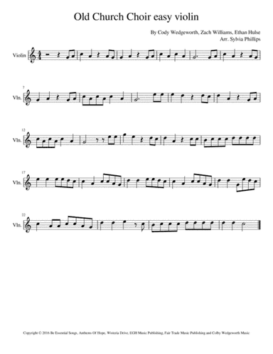 Old Church Choir (arr. Sylvia Phillips)