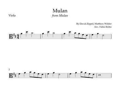 Honor To Us All (arr. Fabio Britto)