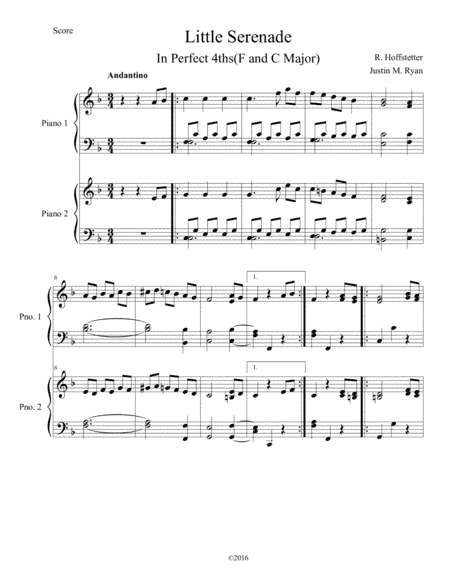 Little Serenade (arr. Justin M. Ryan)