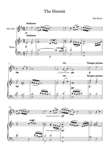 The Hermit - Alto Sax Solo