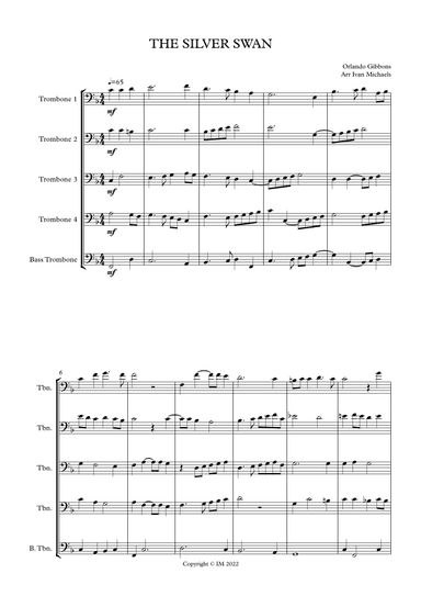 The Silver Swan (arr. Ivan Michaels)