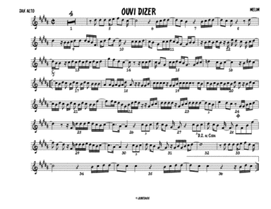 Ouvi Dizer (arr. Jonysax)