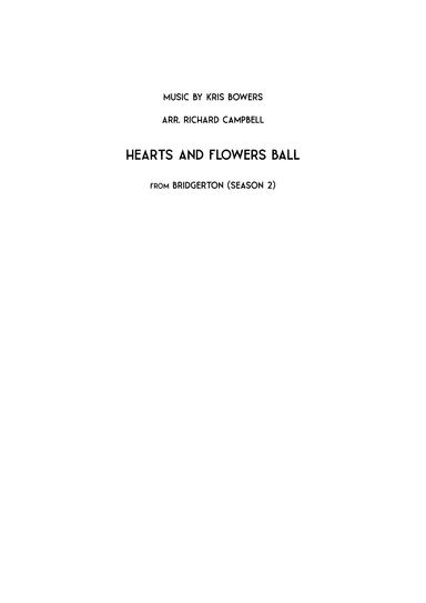 Hearts And Flowers Ball (arr. Richard Campbell)