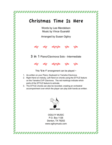 Christmas Time Is Here (arr. Susan Ogilvy)