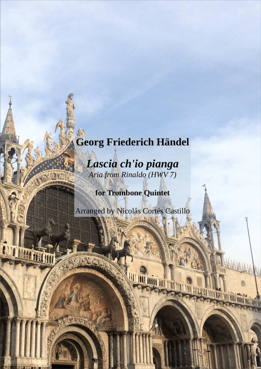 Handel - Lascia ch'io pianga - Trombone Quintet (arr. Nicolás Cortés Castillo)
