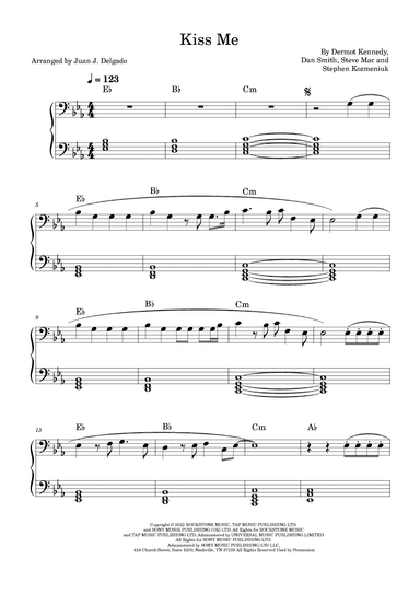 Kiss Me (arr. Juan J. Delgado)