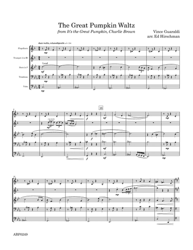 The Great Pumpkin Waltz (arr. Ed Hirschman)