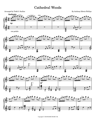 Cathedral Woods (arr. Todd J. Scallan)