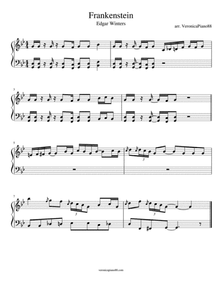 Frankenstein (arr. VeronicaPiano88)