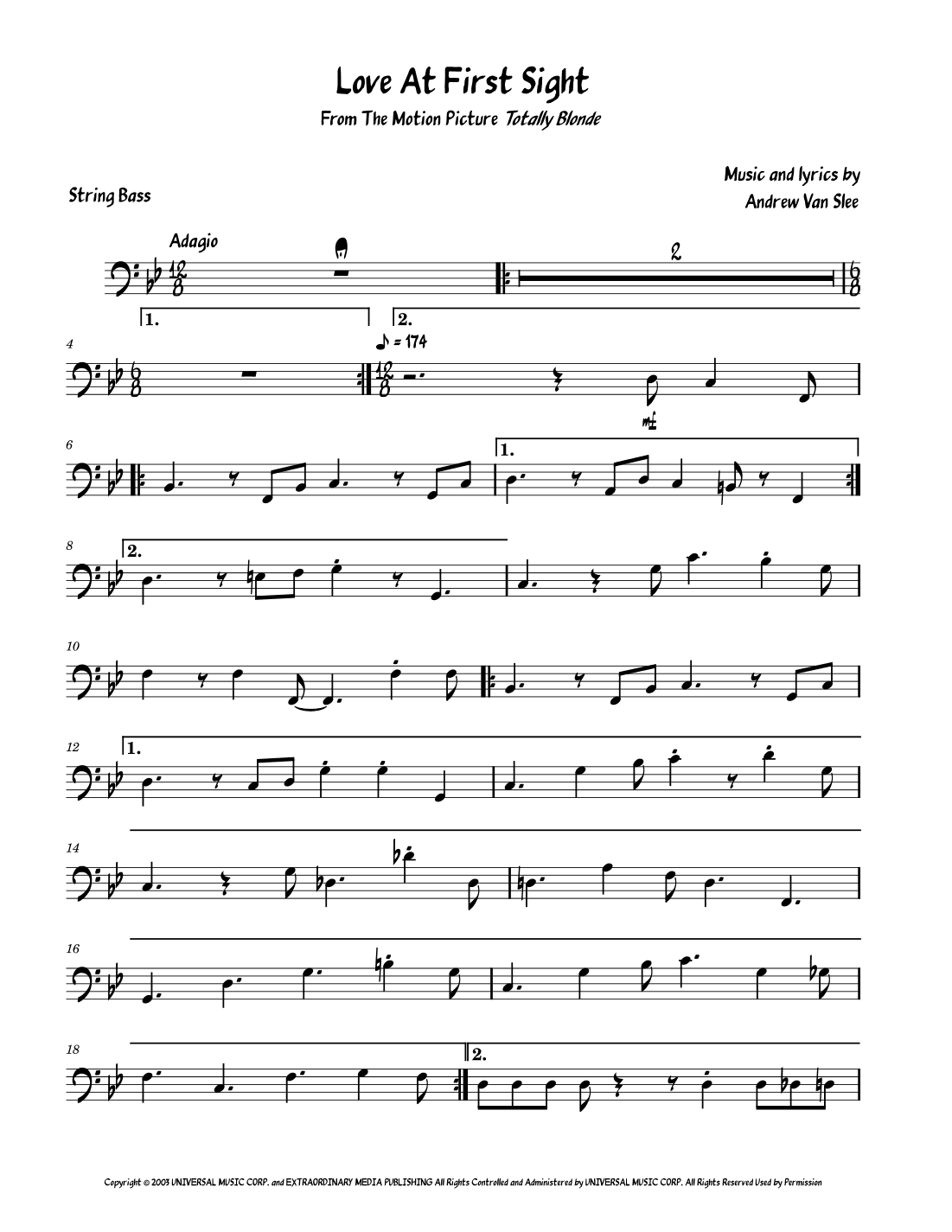 Love At First Sight (arr. David Lartey)