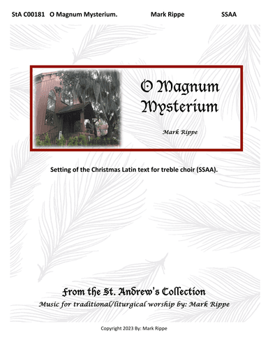 O Magnum Mysterium (StA C00181)