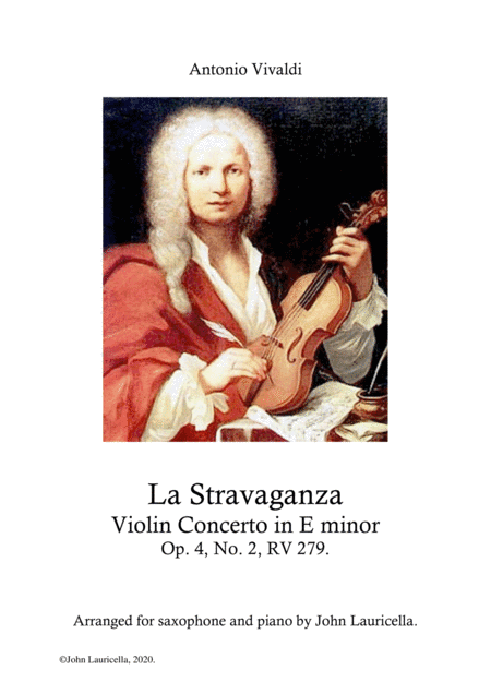 La Stravaganza No. 2 in E minor, RV. 279 (arr. John Lauricella)