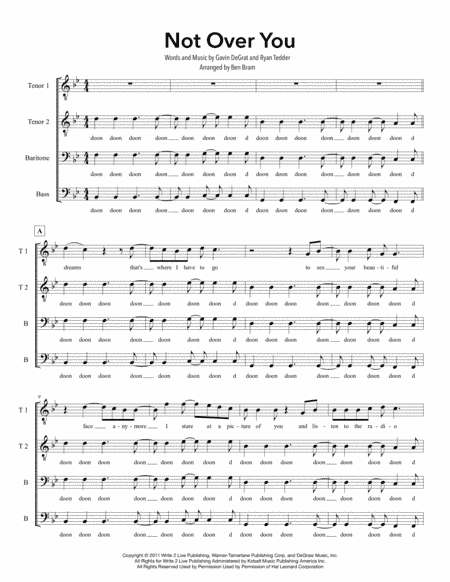 Not Over You (arr. Ben Bram)