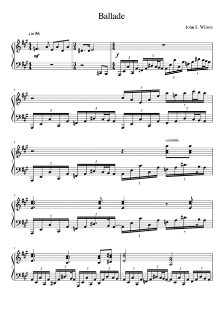 Ballade in A Major