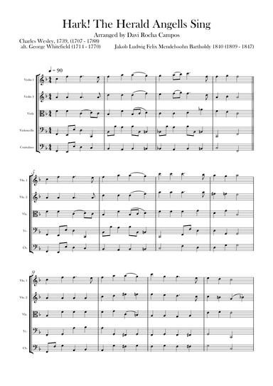 Hark! The Herald Angells Sing (arr. Davi Rocha Campos)