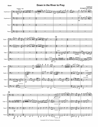 Down in the River to Pray (arr. Art Leiby)