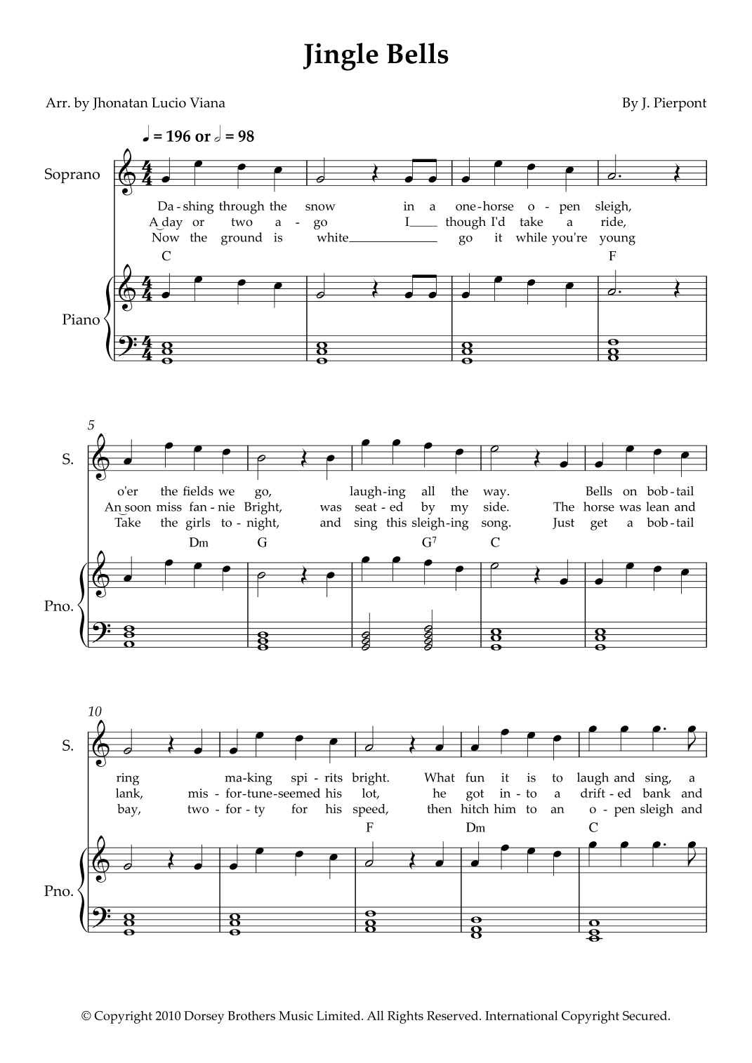 Jingle Bells (arr. Jhonatan Lucio Viana)