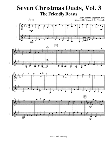 Seven Christmas Duets, Vol. 3 (arr. Kenneth D. Friedrich)