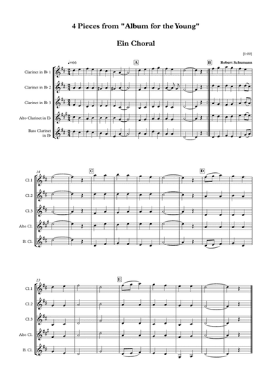 4 Pieces from Album für die Jugend - Robert Schumann (arr. Jope)