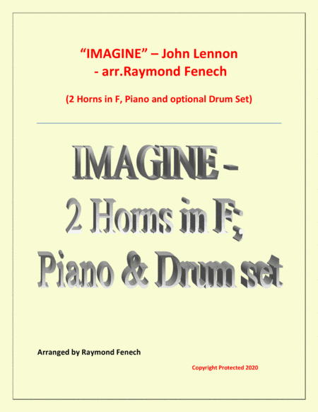 Imagine (arr. Raymond Fenech)
