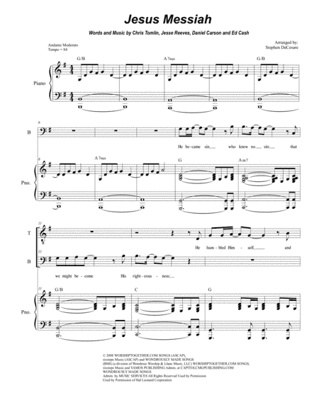Jesus Messiah (arr. Stephen DeCesare)