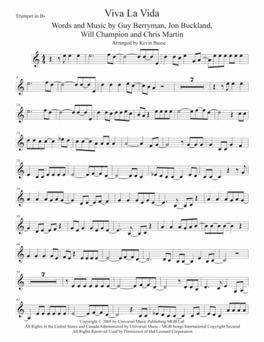 Viva La Vida (arr. Kevin Busse)