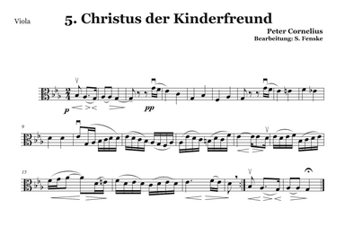 Christus der Kinderfreund (arr. Sabine Fenske)