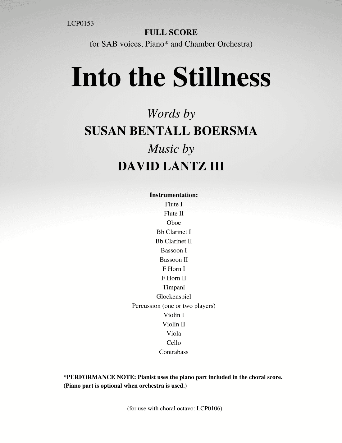 Into the Stillness
