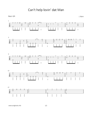 Can`t help lovin`dat Man (arr. Bettina Schipp)