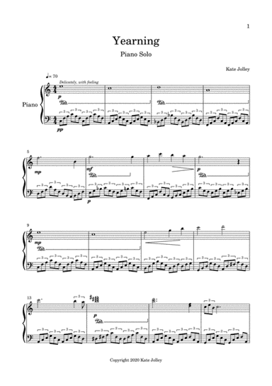 Yearning (Piano Solo)