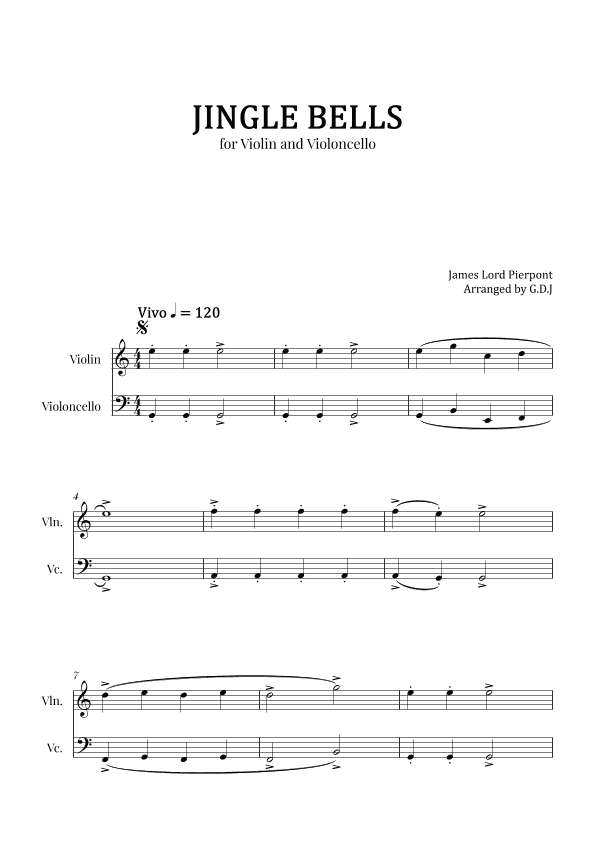 Jingle Bells (arr. GDJ)