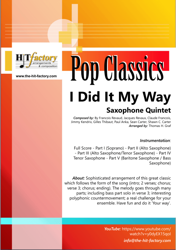 I Did It My Way (arr. Thomas Graf)