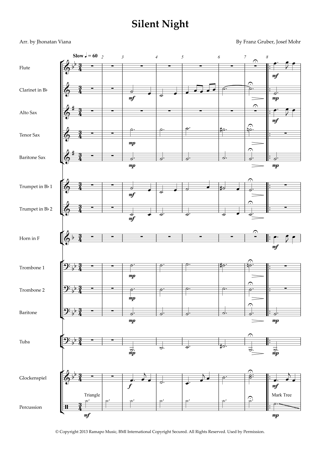 Silent Night (arr. Jhonatan Lucio Viana)