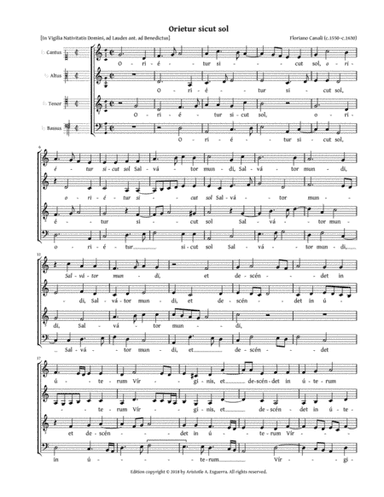 Orietur sicut sol (Canali) (arr. Aristotle A. Esguerra)
