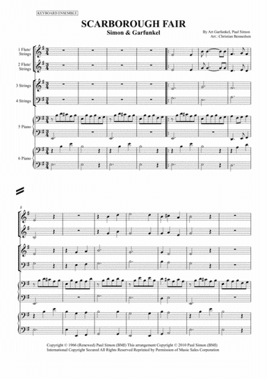 Scarborough Fair/canticle (arr. Christian Bennedsen)