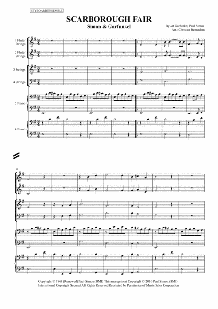 Scarborough Fair/canticle (arr. Christian Bennedsen)