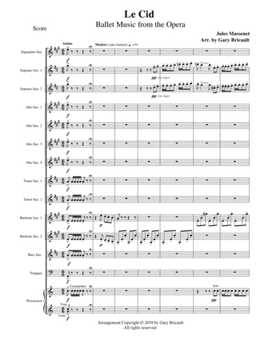 Ballet Music from Le Cid (arr. Gary Bricault)