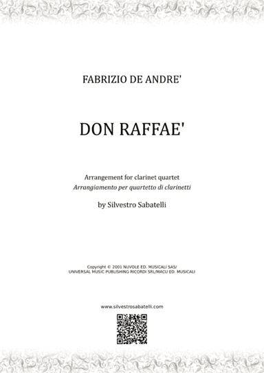 Don Raffae' (arr. Silvestro Sabatelli)