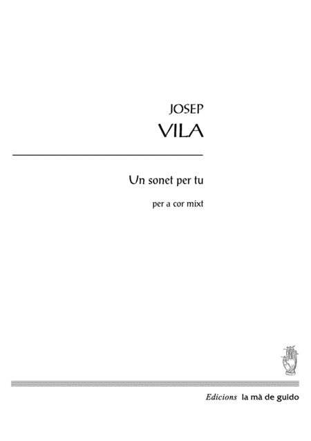 Un sonet per a tu