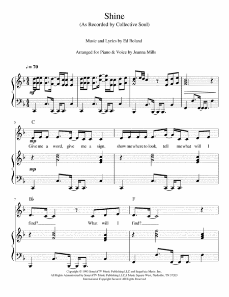 Shine (arr. Joanna Mills)