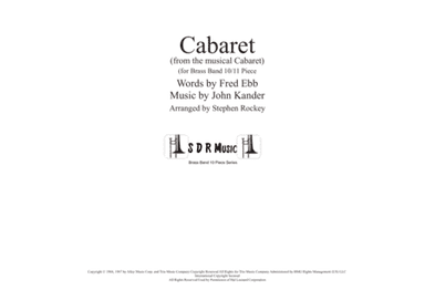 Cabaret (arr. Arranged by Stephen Rockey)