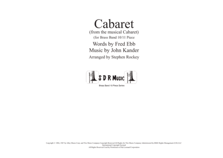 Cabaret (arr. Arranged by Stephen Rockey)