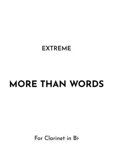 More Than Words (arr. Jireh J.)