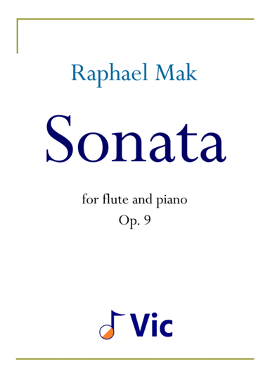 Flute Sonata, op. 9