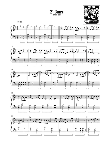 21 Guns (arr. Green Day)
