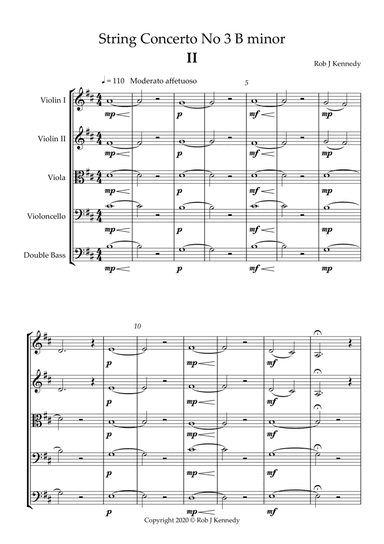 String Concerto No.3 - 2nd movement - Bb minor