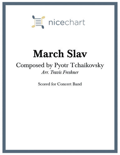 March Slav (Score & Parts) (arr. Travis Freshner)
